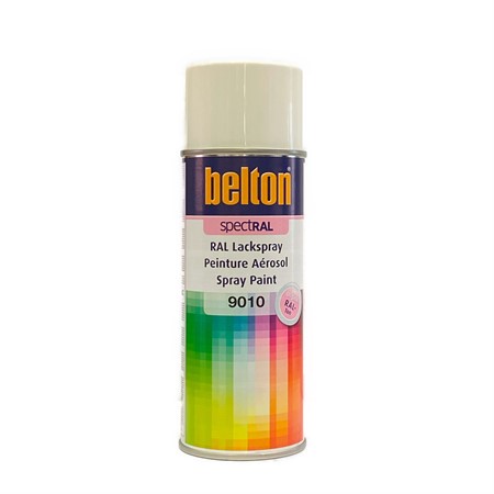 Belton Lackspray Ral 9010 Vit Blank Belton