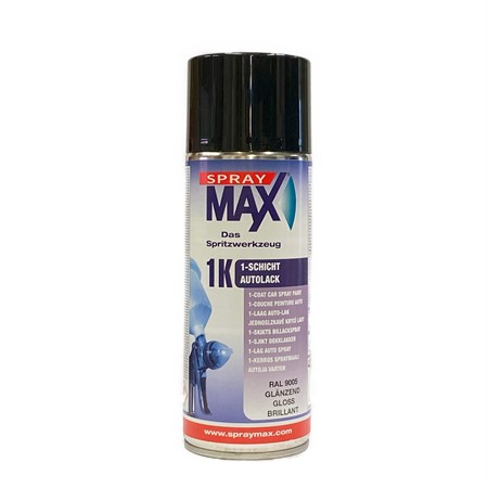 Spraymax Blank Svart Ral 9005 400ml