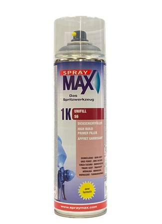 Spraymax Unifill 1K S6 Mörkgrå 500ml