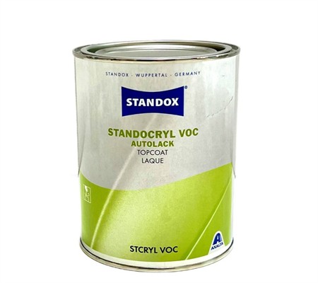 Standox Voc Topcoat 2K Solid billack blandad kulör/L