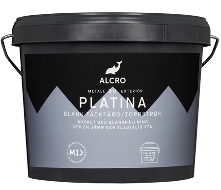 Platina Blank Täckfärg Blandad Kulör 2,7L