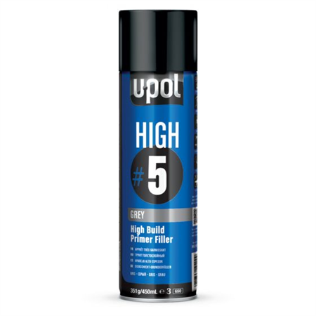 Upol High 5 HB Primer Filler Grå 450ml