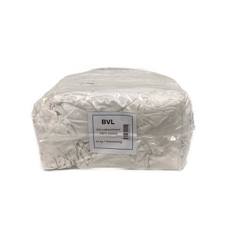 Tygtrasor Vita 10Kg